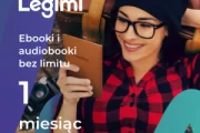 1-miesięczna subskrypcja bez limitu ebooki + audiobooki, 4 urządzenia, w tym Kindle
