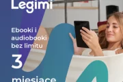 3-miesięczna subskrypcja bez limitu ebooki + audiobooki, 4 urządzenia, w tym Kindle