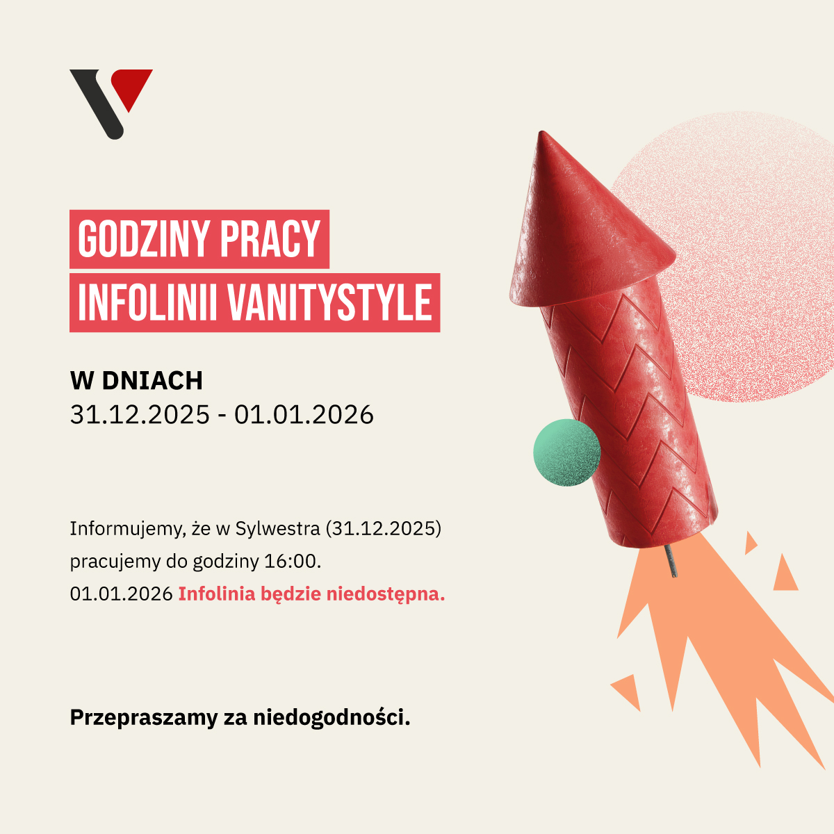 Nieobecność Infolinii - Sylwester